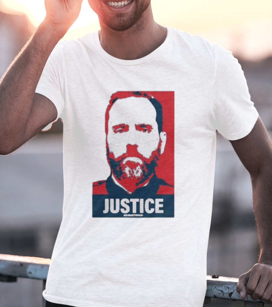 Meidastouch Store Jack Smith Justice Iconic Red And Blue T-Shirt