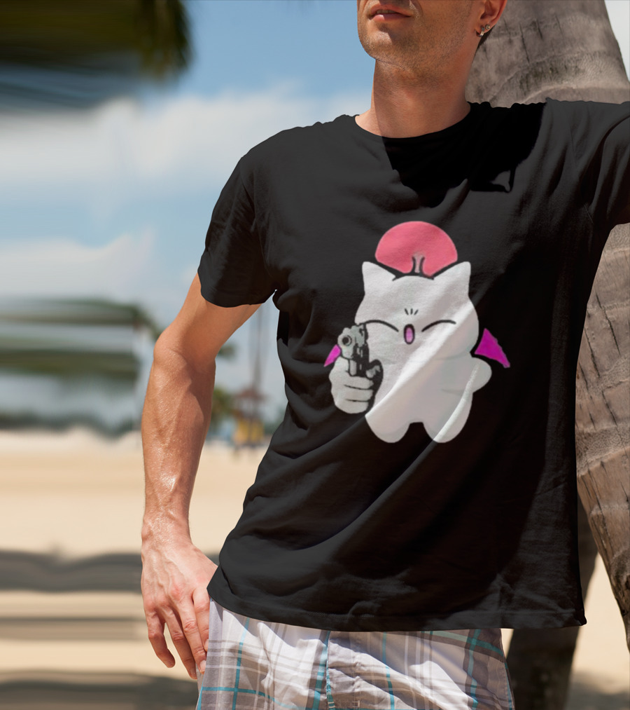Zepla Blizzcon Xepla Gun Moogle Iconic Character T-Shirt