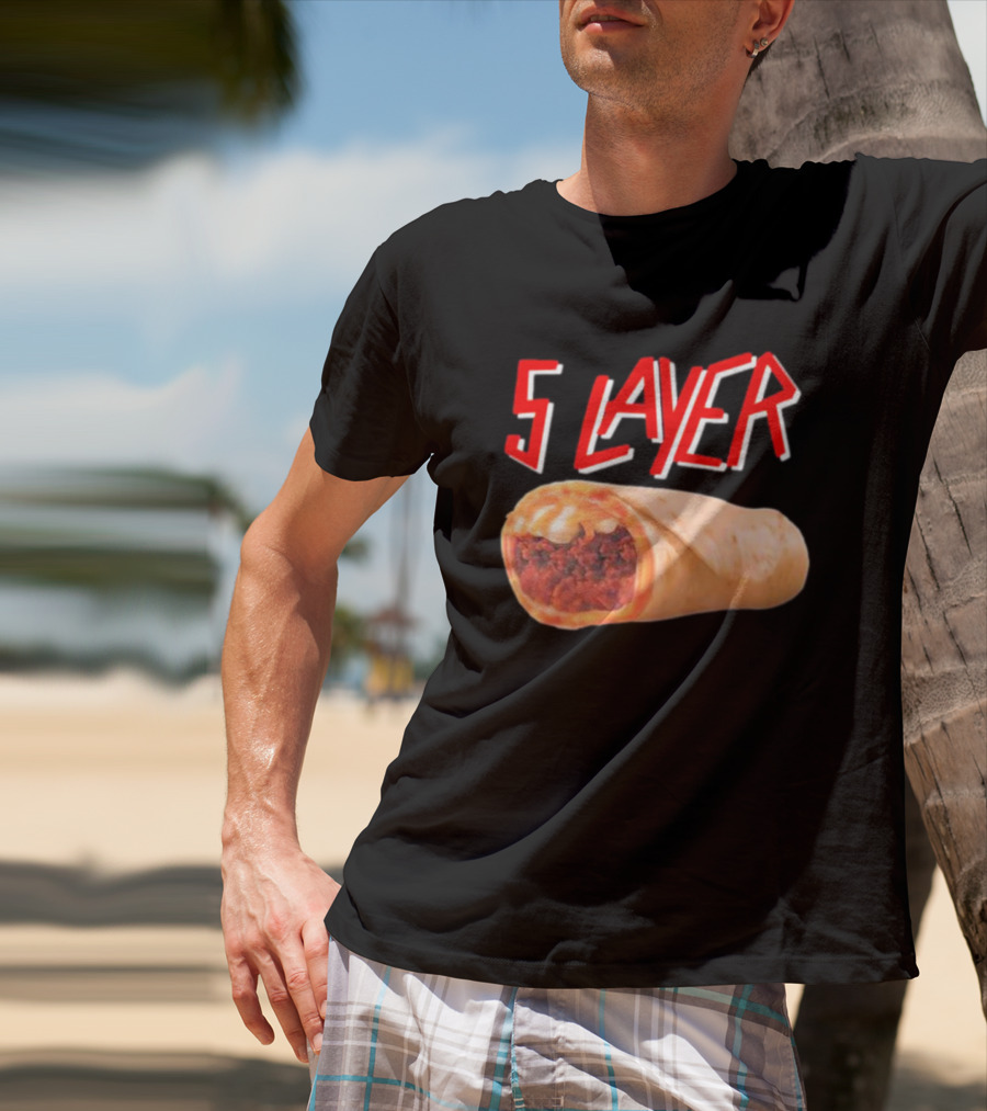5 Layer Burrito South Of Healthy Specific Lads T-Shirt