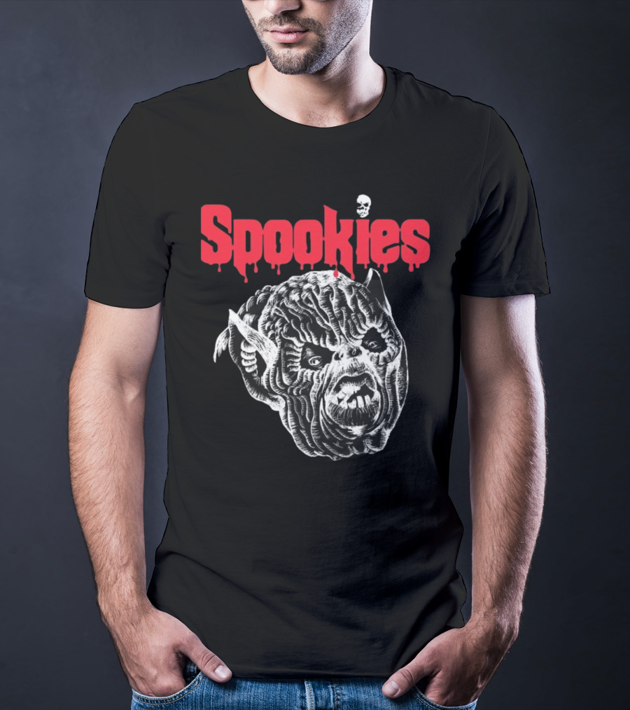 Spookies Terror Vision Creepy Monster Face Horror T-Shirt