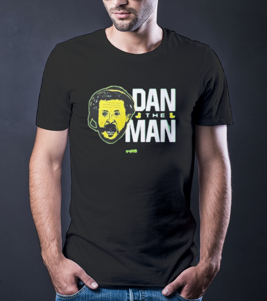 Dan The Man Coach Face With Headset T-Shirt