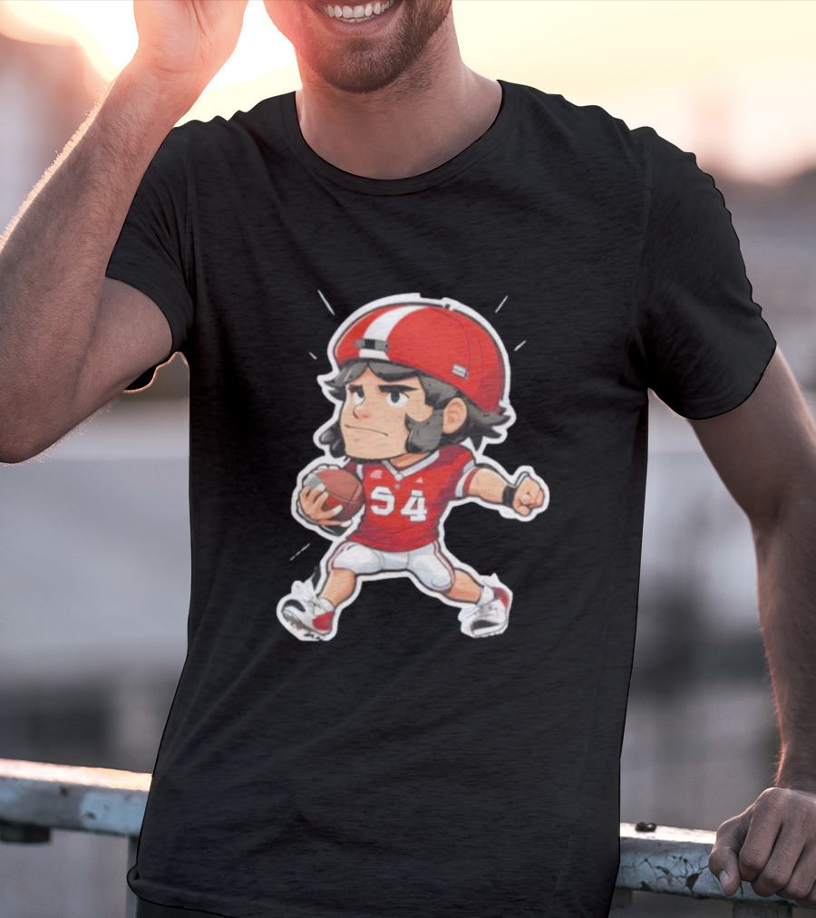 Lubby’s Funny Cartoon Football Player Stickers Essential S4 T-Shirt