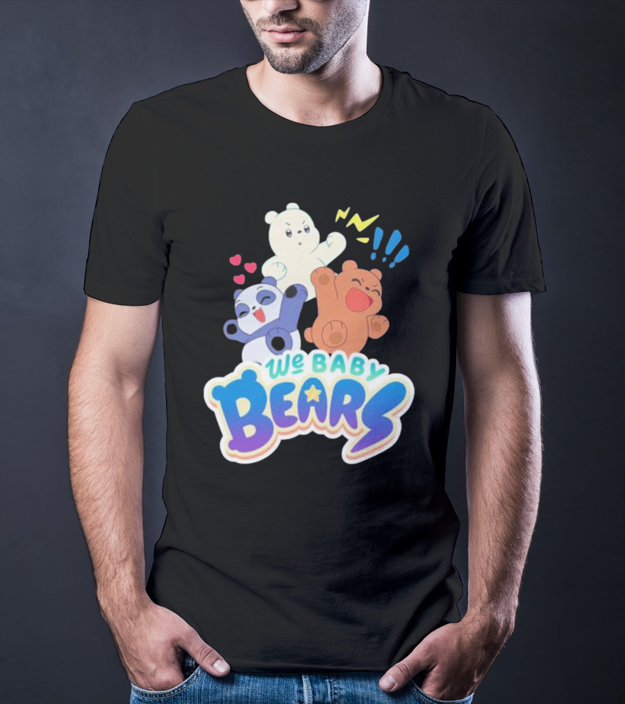 We Baby Bears Trio With Happy Expressions T-Shirt