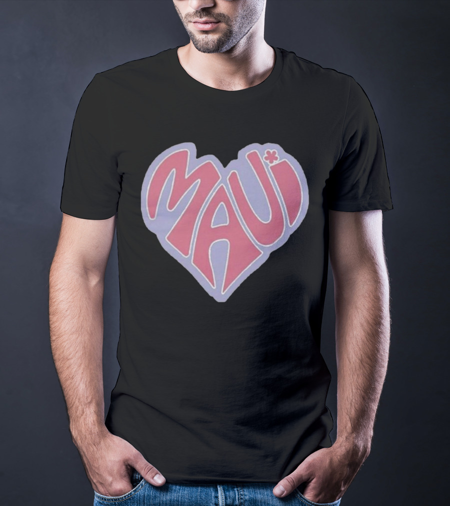Maui Heart Retro T-Shirt
