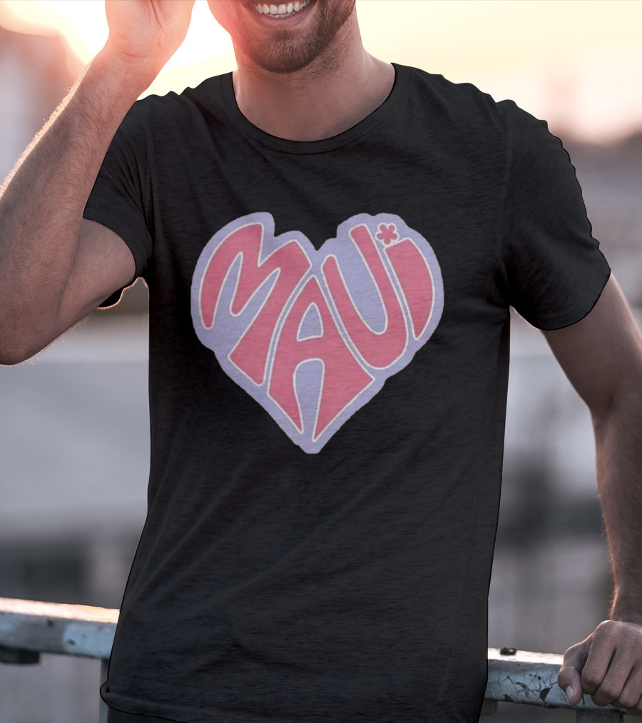 Maui Heart Retro T-Shirt