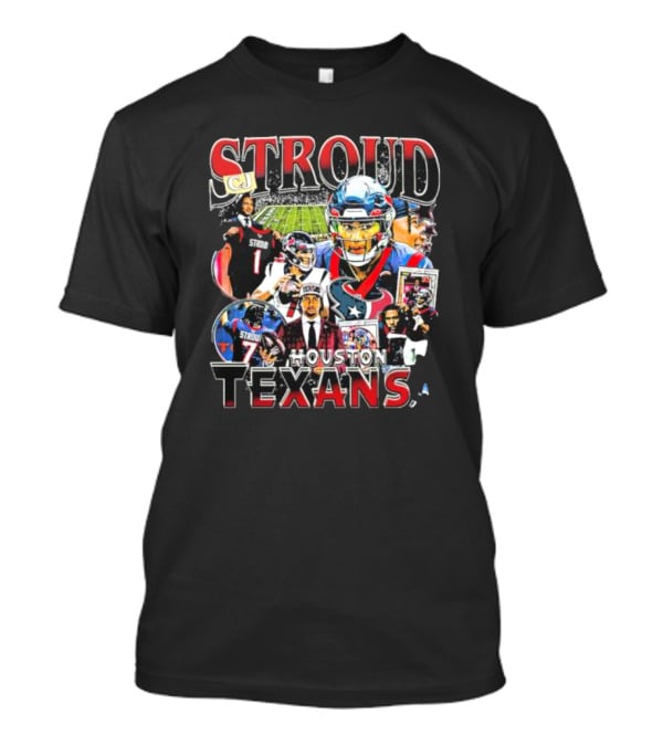 CJ Stroud Houston Texans Vintage Style Bootleg T-Shirt