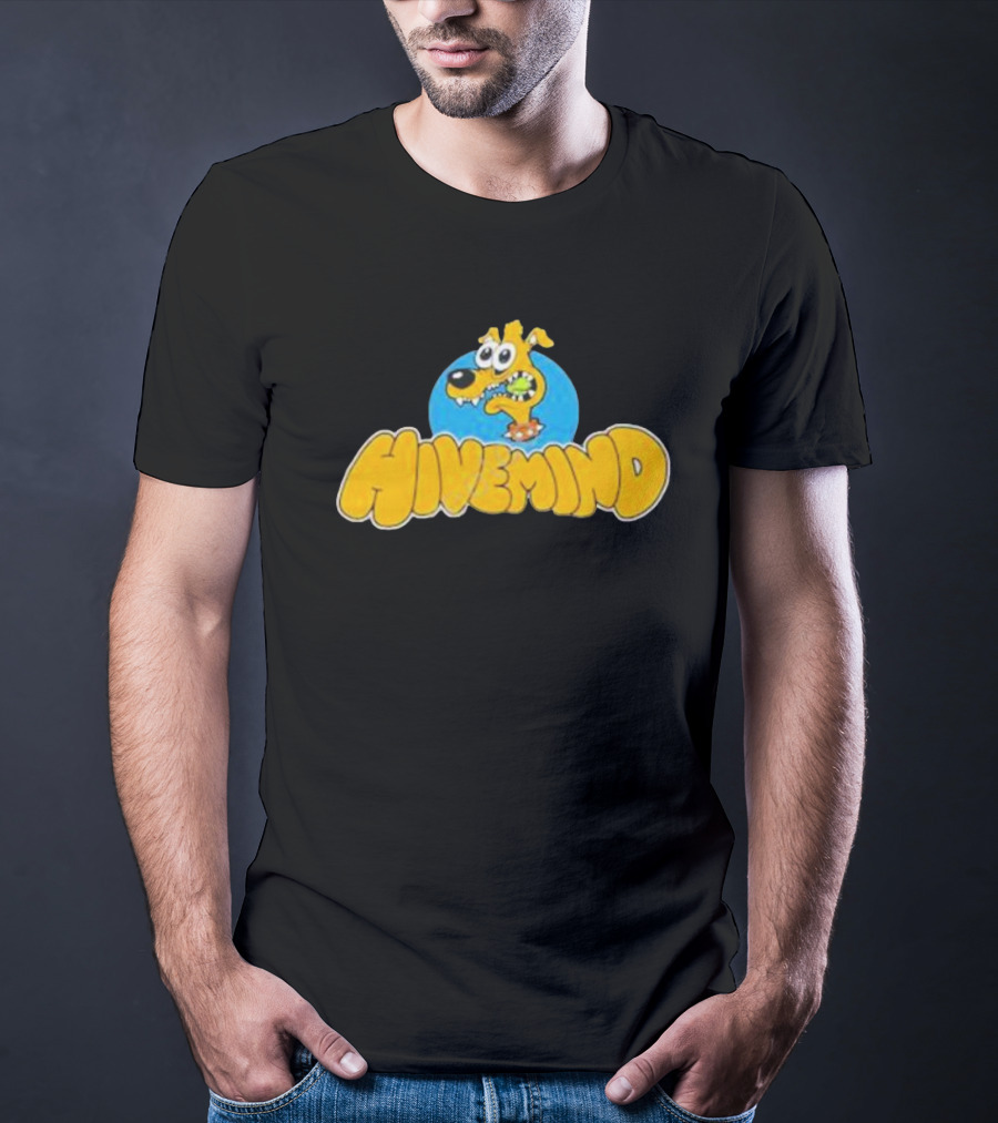 Copes Hivemind French Terry Dog Cartoon T-Shirt