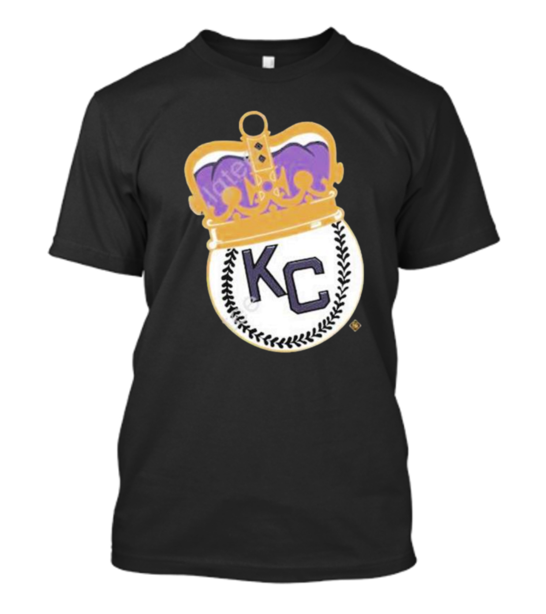 Kansas City Monarchs KC Crown Baseball T-Shirt