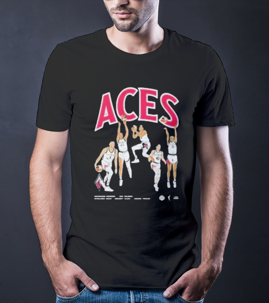 ACEs Basketball Team Players Action T-Shirt