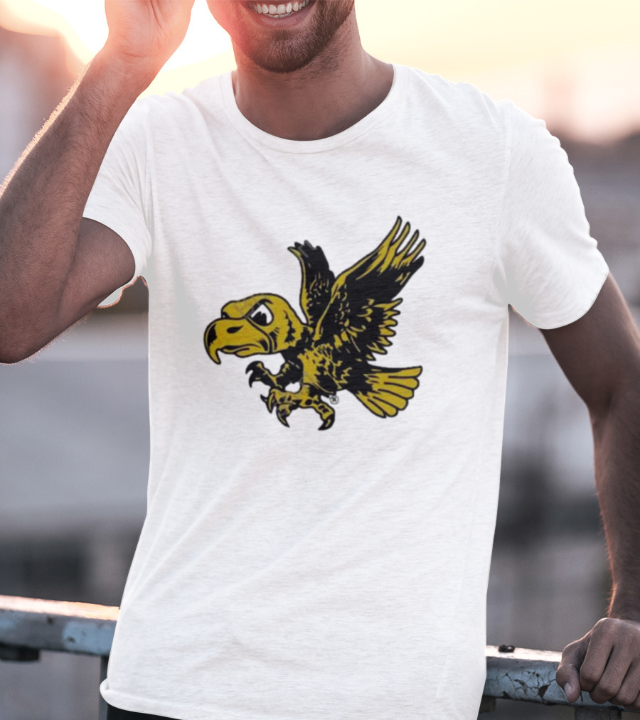 University Of Iowa Vintage Flying Herky Wall Decals T-Shirt