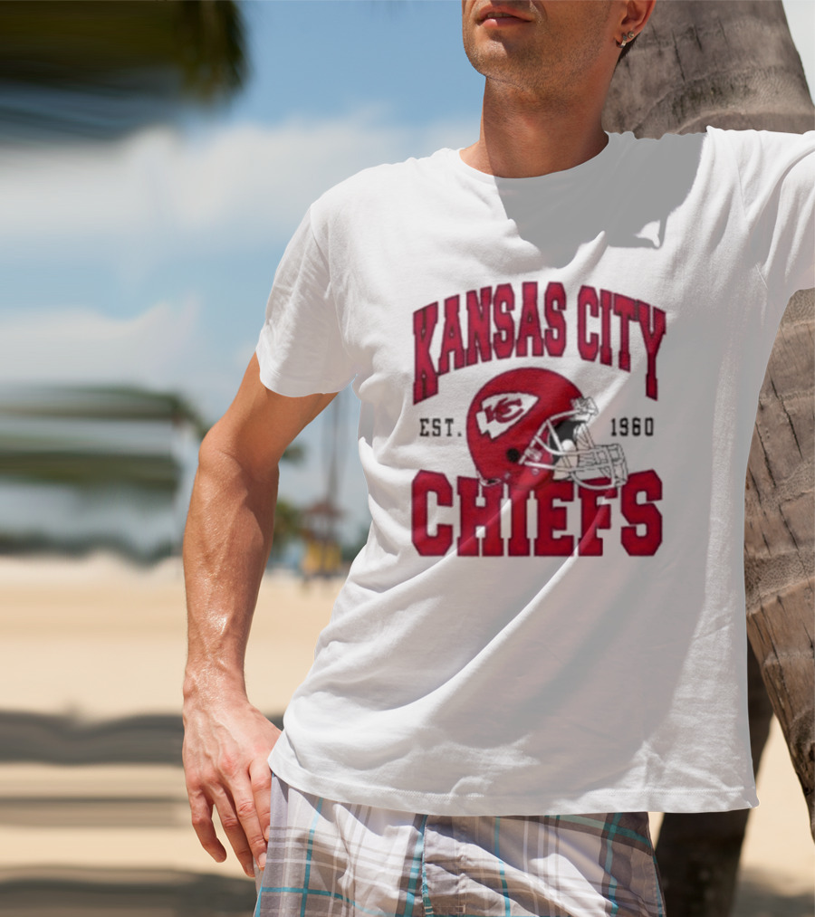 Kansas City Chiefs Est 1960 Helmet Chiefs Football T-Shirt