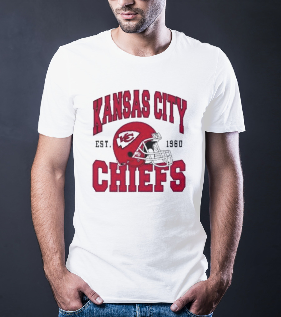 Kansas City Chiefs Est 1960 Helmet Chiefs Football T-Shirt