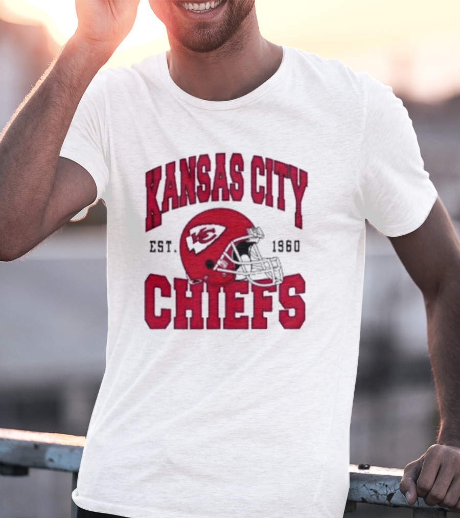 Kansas City Chiefs Est 1960 Helmet Chiefs Football T-Shirt