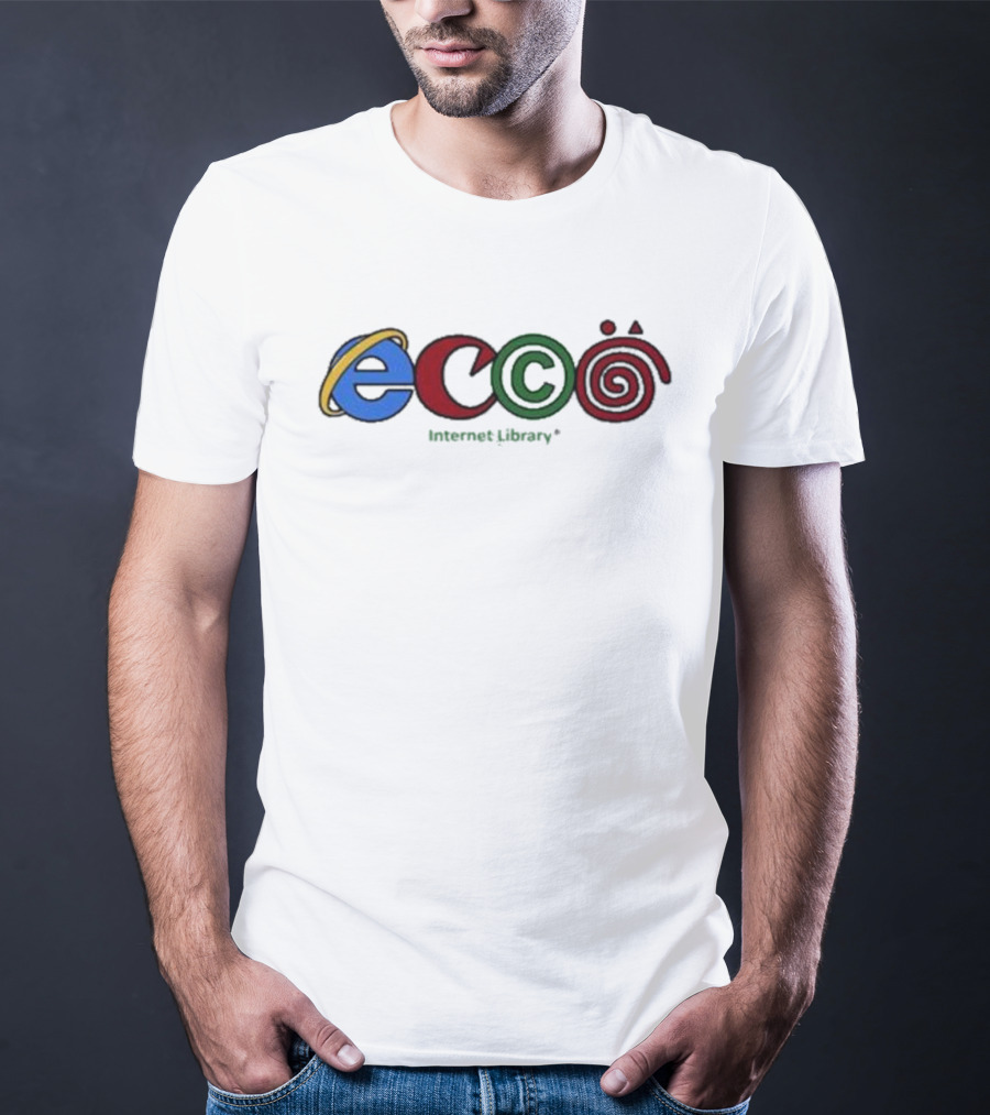 Ecco Internet Library Logo Parody 3Cc0 T-Shirt