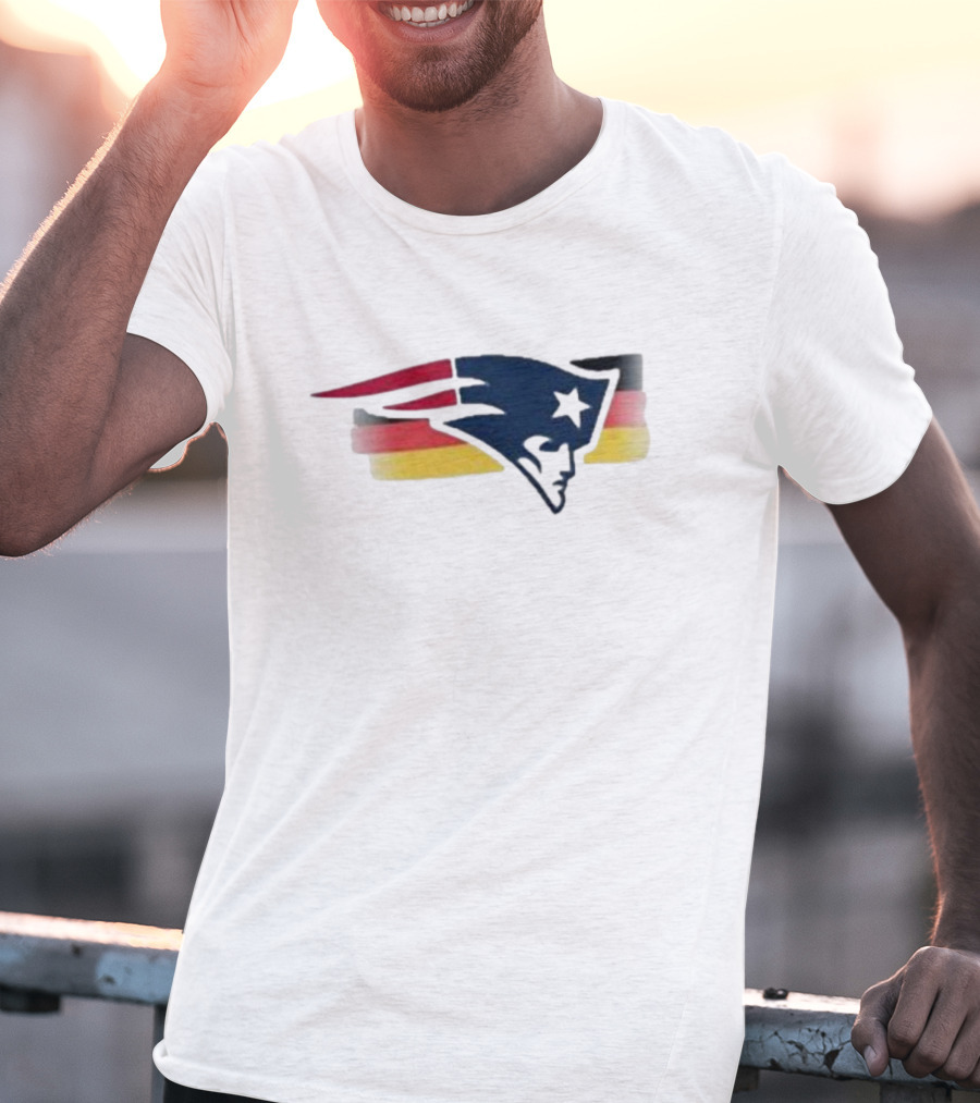 Hunter Henry Patriots Germany NFL Logo Edition T-Shirt