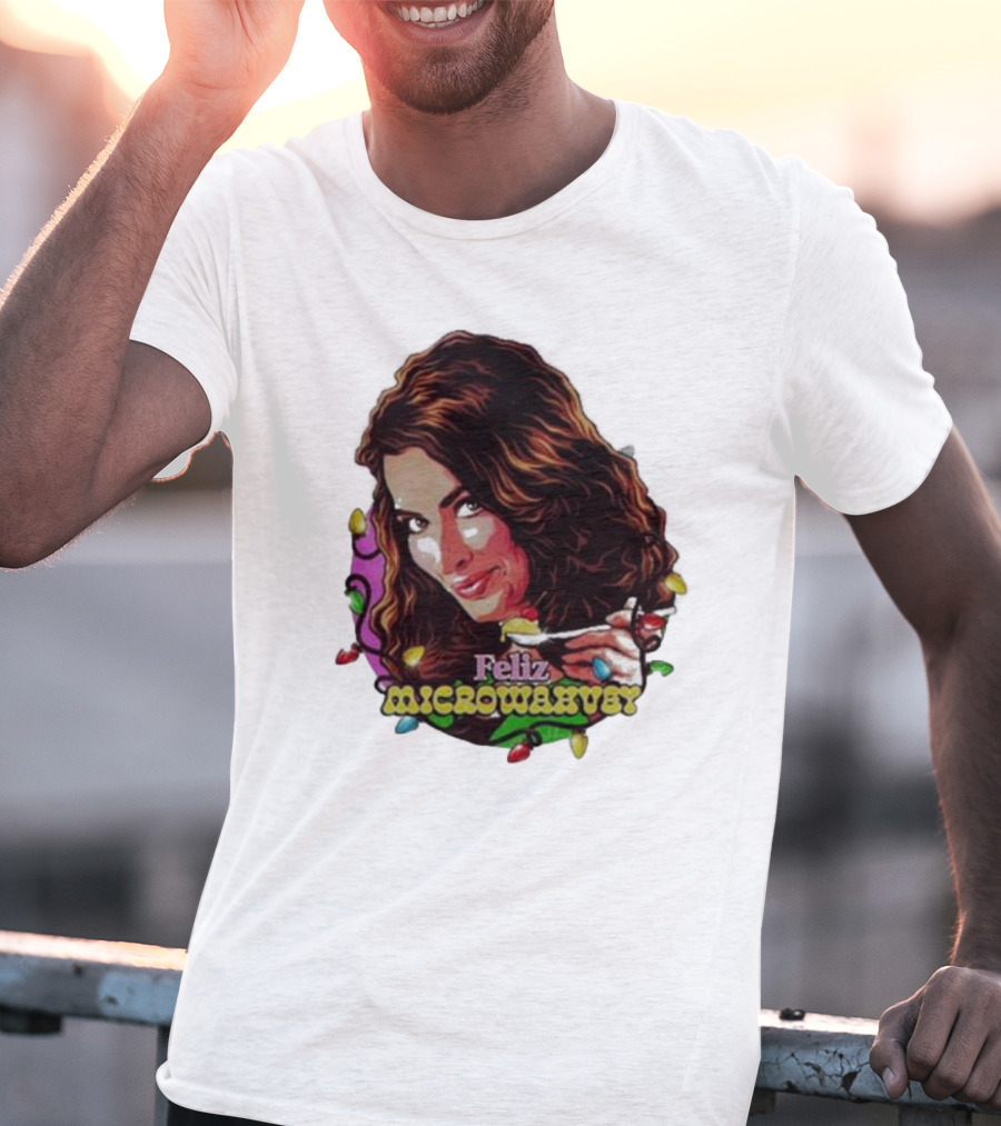 Feliz Microwavery Nordacious Holiday Lights T-Shirt
