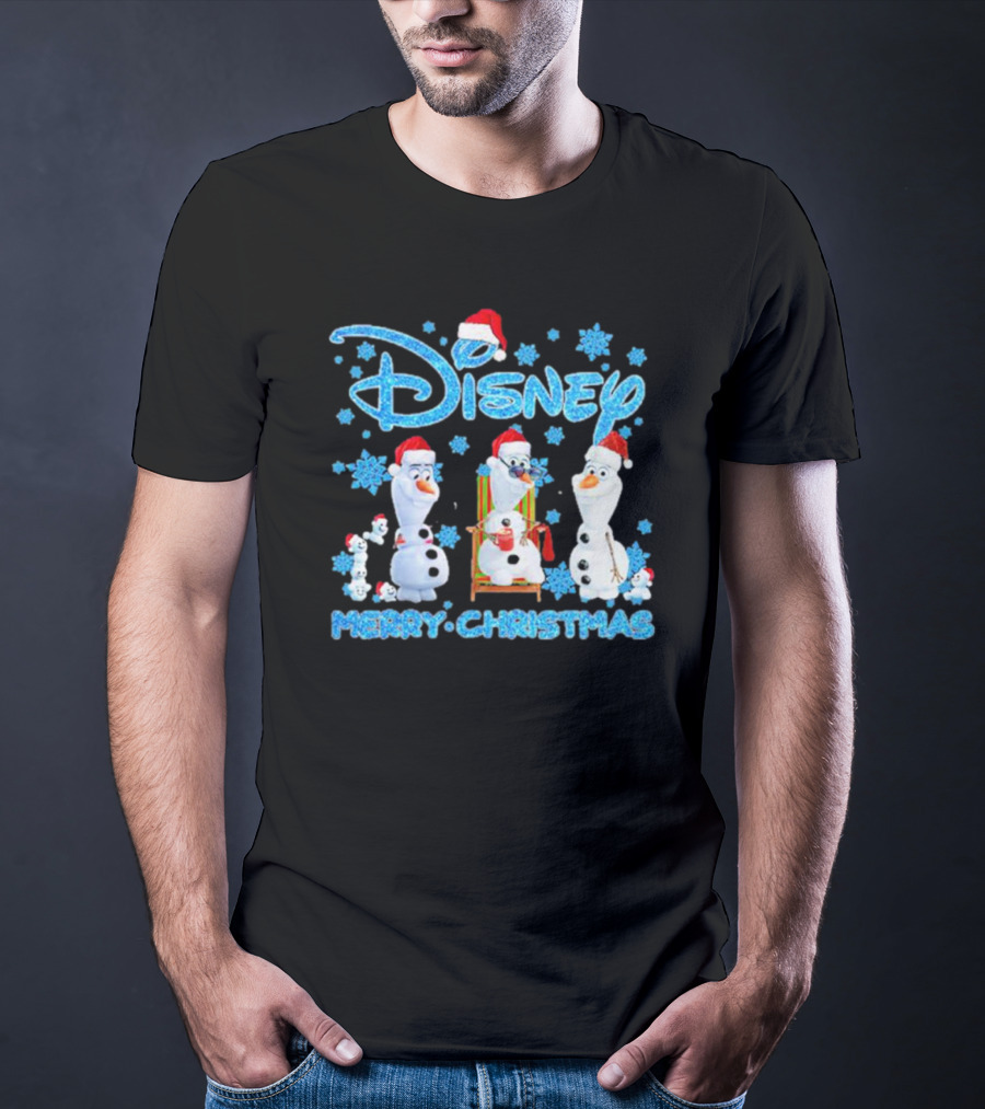 Disney Merry Christmas Olaf Santa T-Shirt