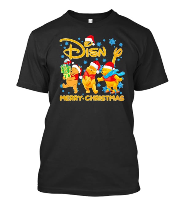 Disney Winnie-the-Pooh Santa Merry Christmas T-Shirt