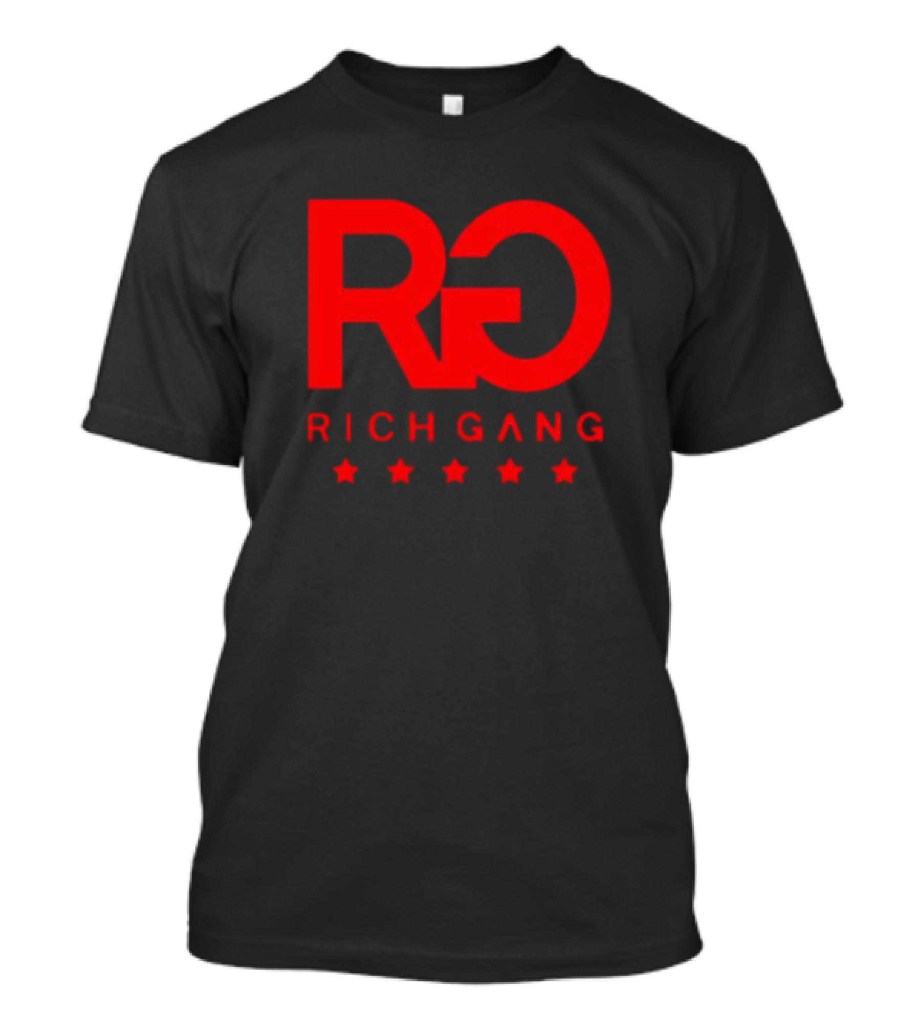 Rich Gang Logo RG Five Stars T-Shirt