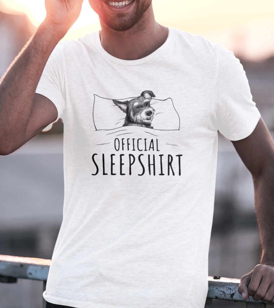 Schnauzer Official Sleep Shirt Pajama T-Shirt