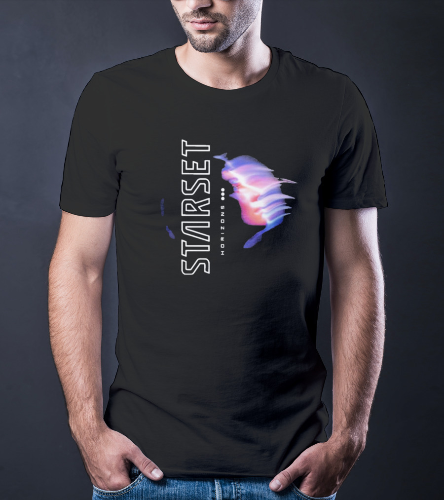 Starset Horizons Sci-Fi Aesthetic With Abstract Face T-Shirt
