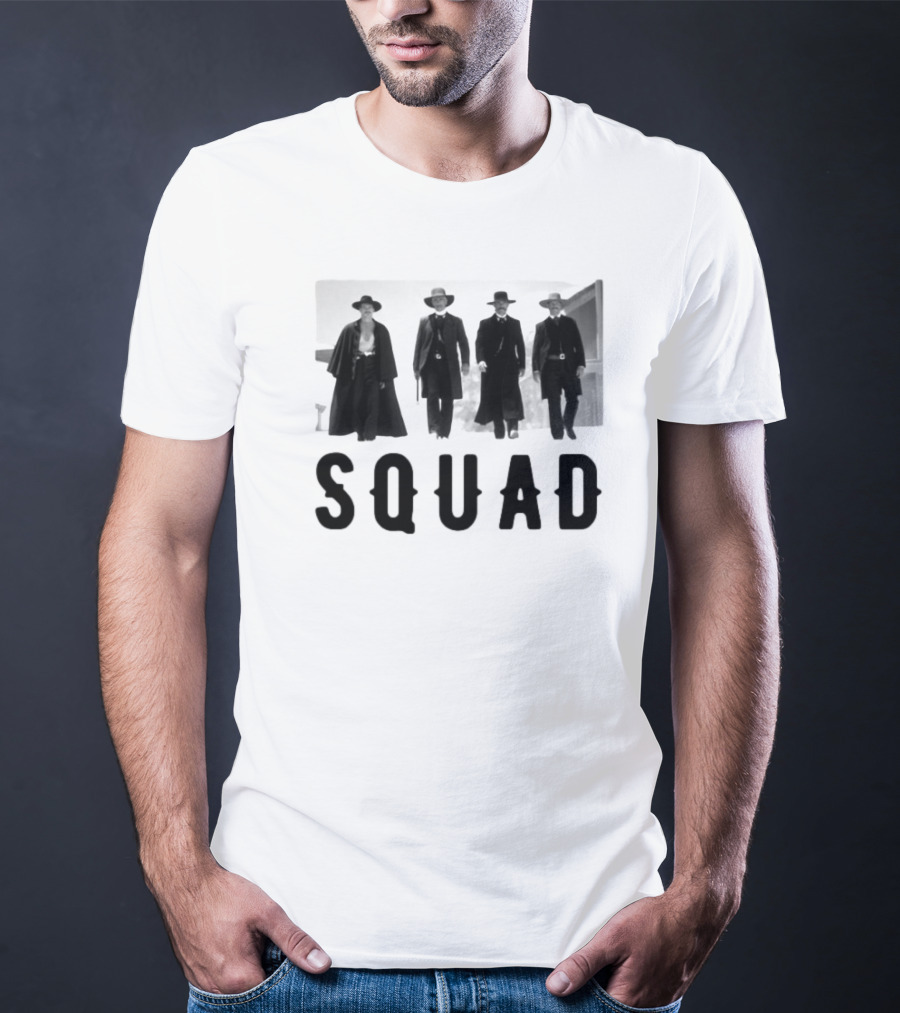 Tombstone Squad Western Cowboy Outlaws T-Shirt