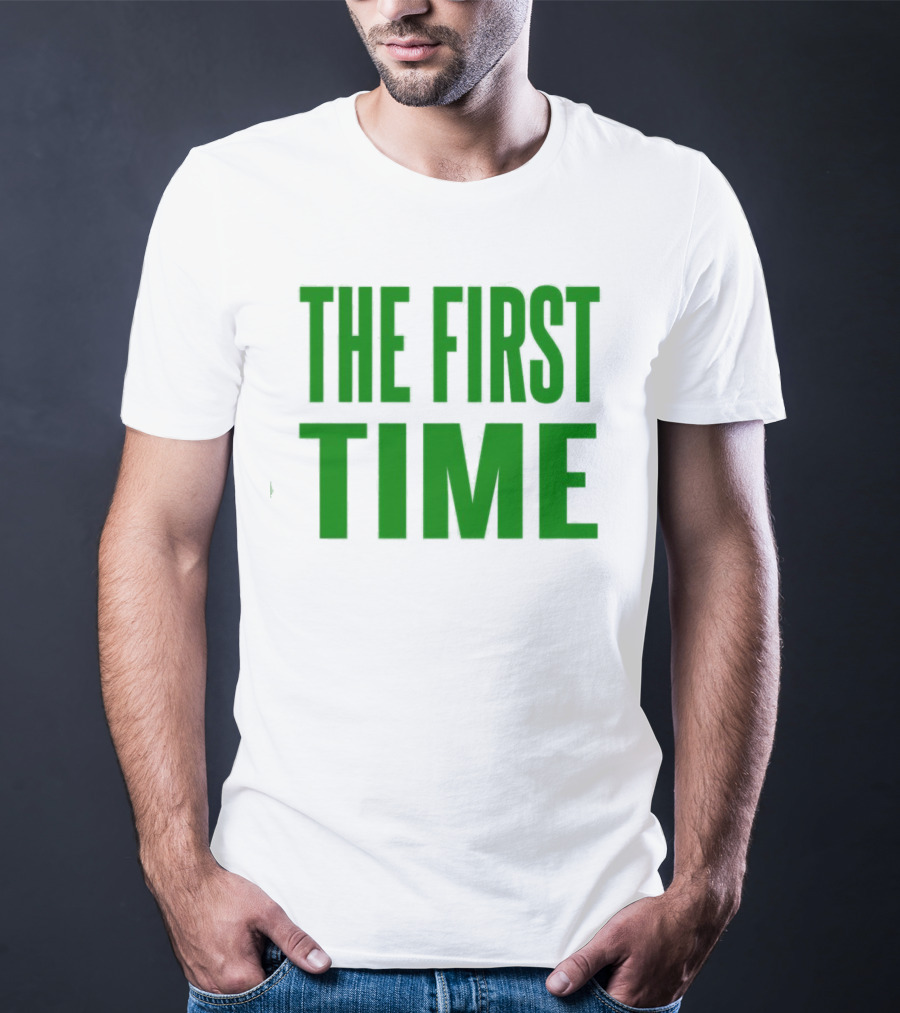 The Kid Laroi The First Time Bold Green Text T-Shirt