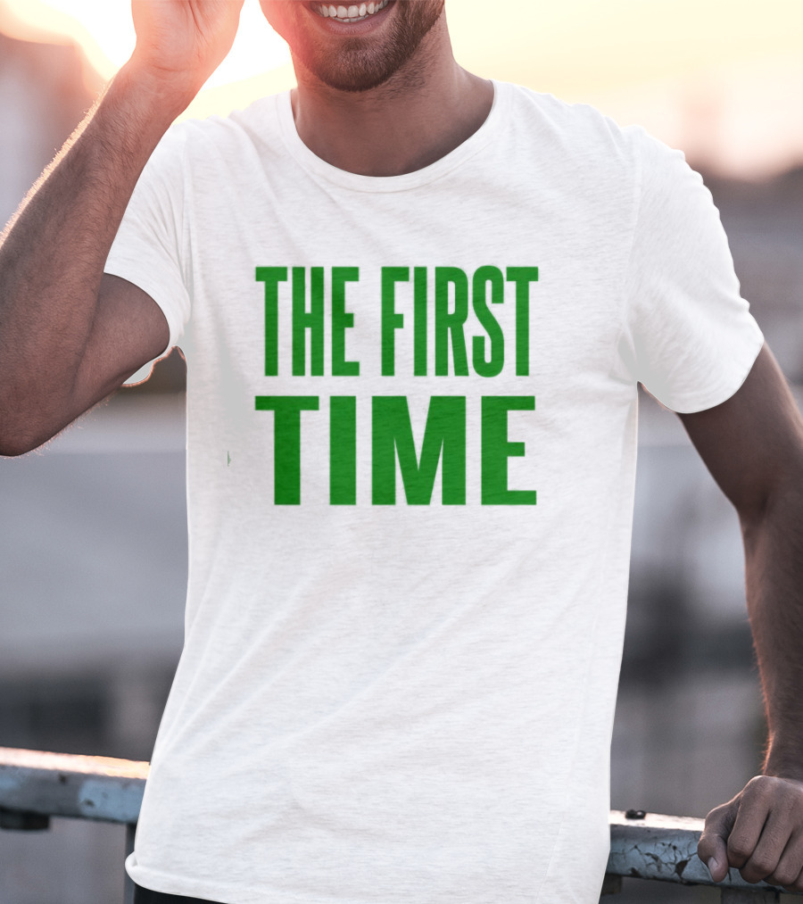 The Kid Laroi The First Time Bold Green Text T-Shirt