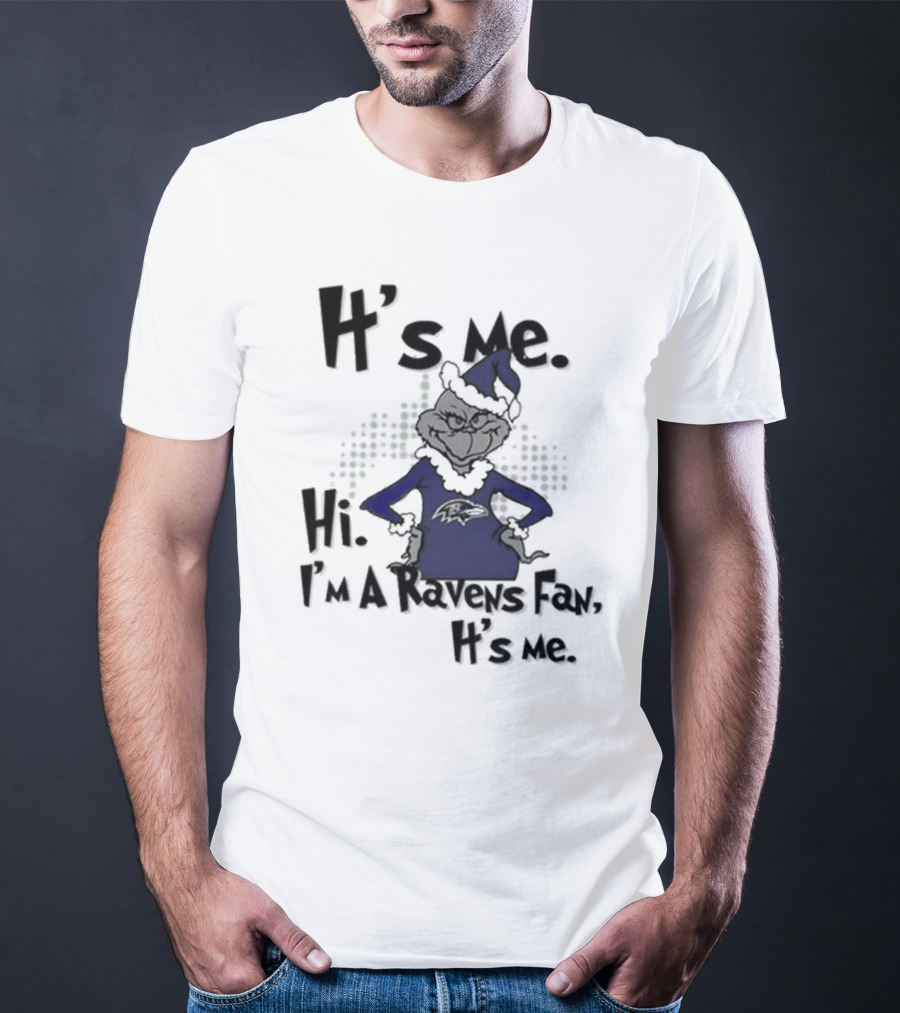 It's Me Hi I'm A Ravens Fan It's Me T-Shirt