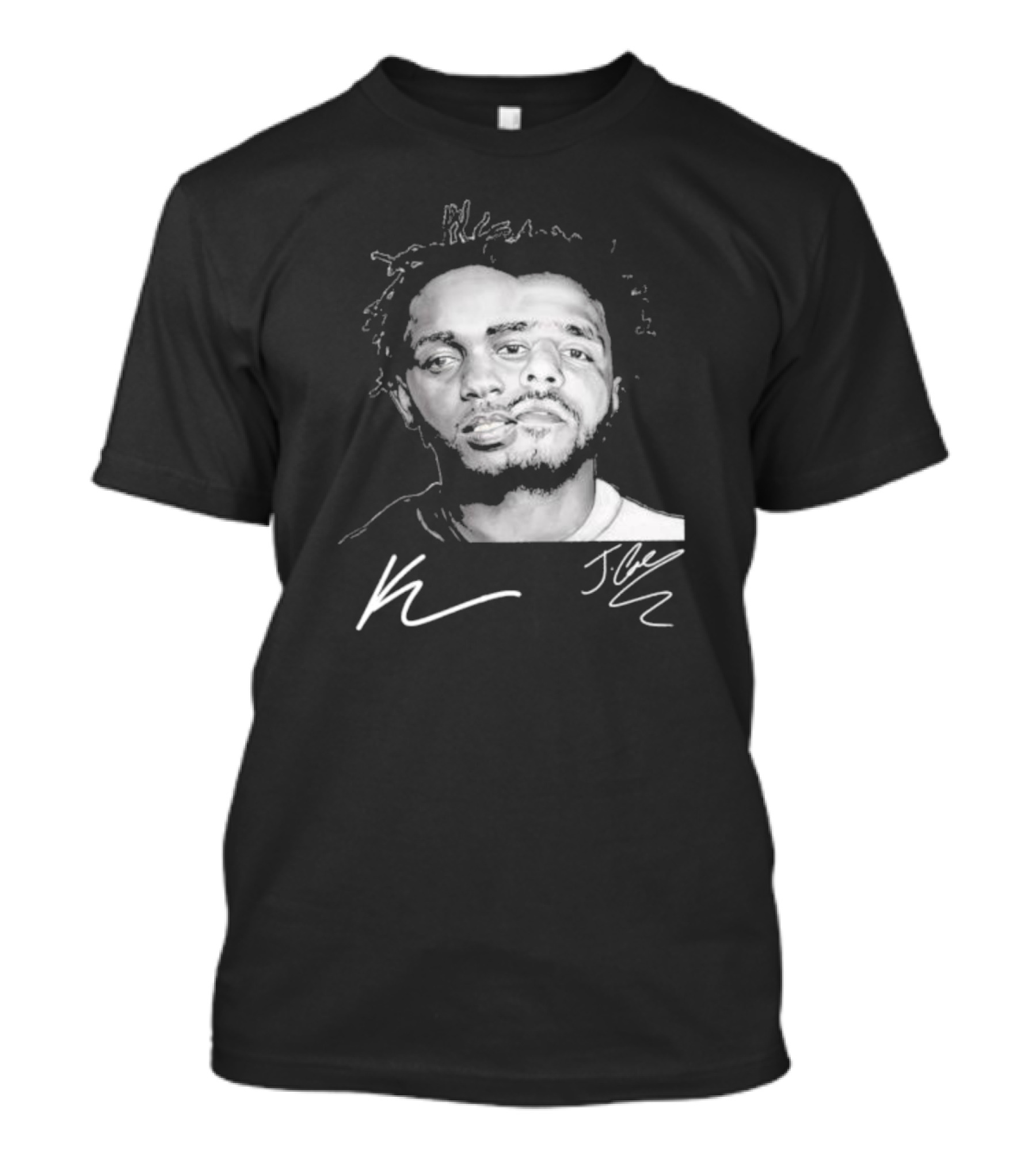 J Cole Kendrick Lamar Signatures Hip Hop Fusion T-Shirt