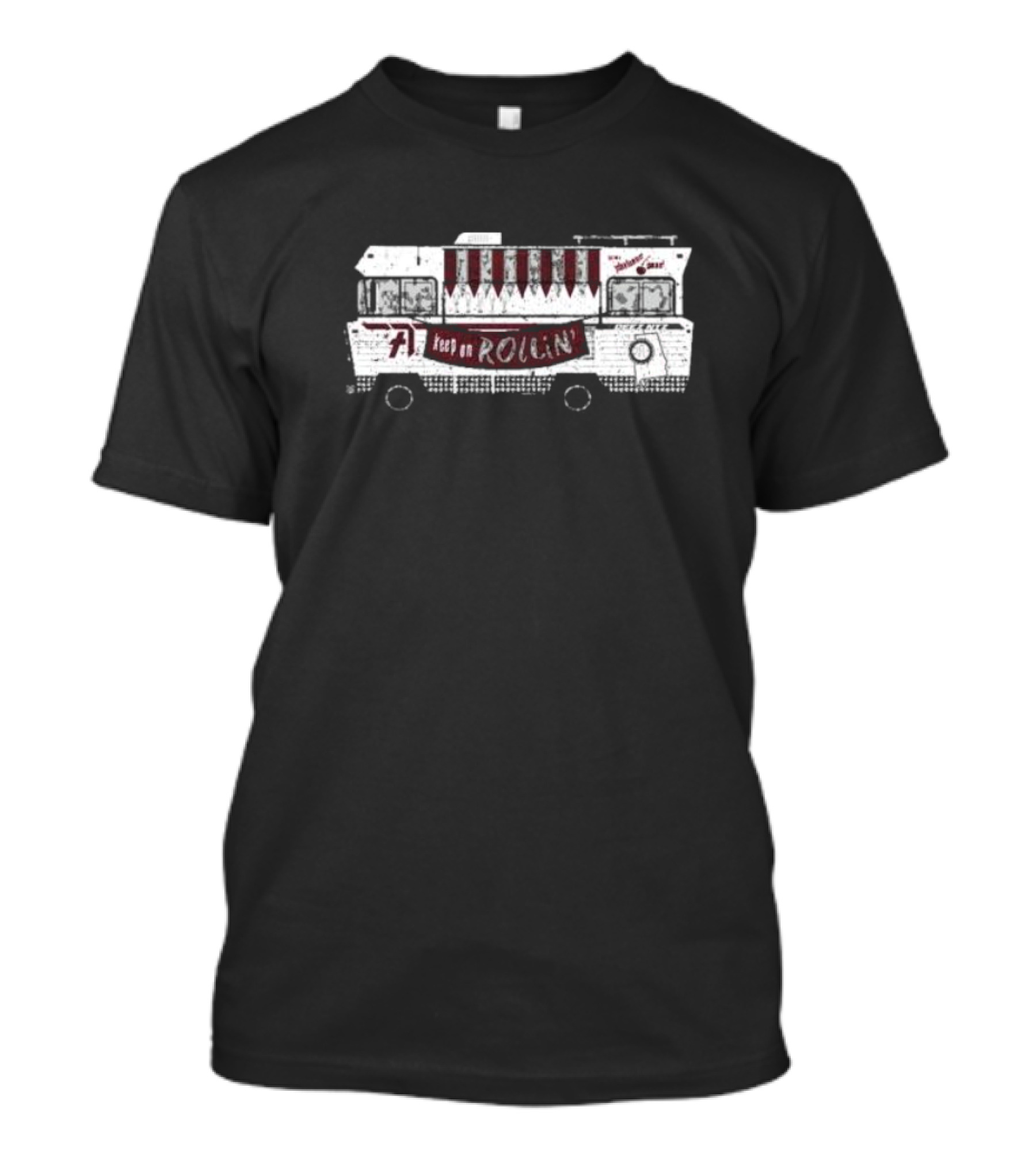 Keep On Rollin Here To Win The Tailgate Roll Tide Food Truck T-Shirt