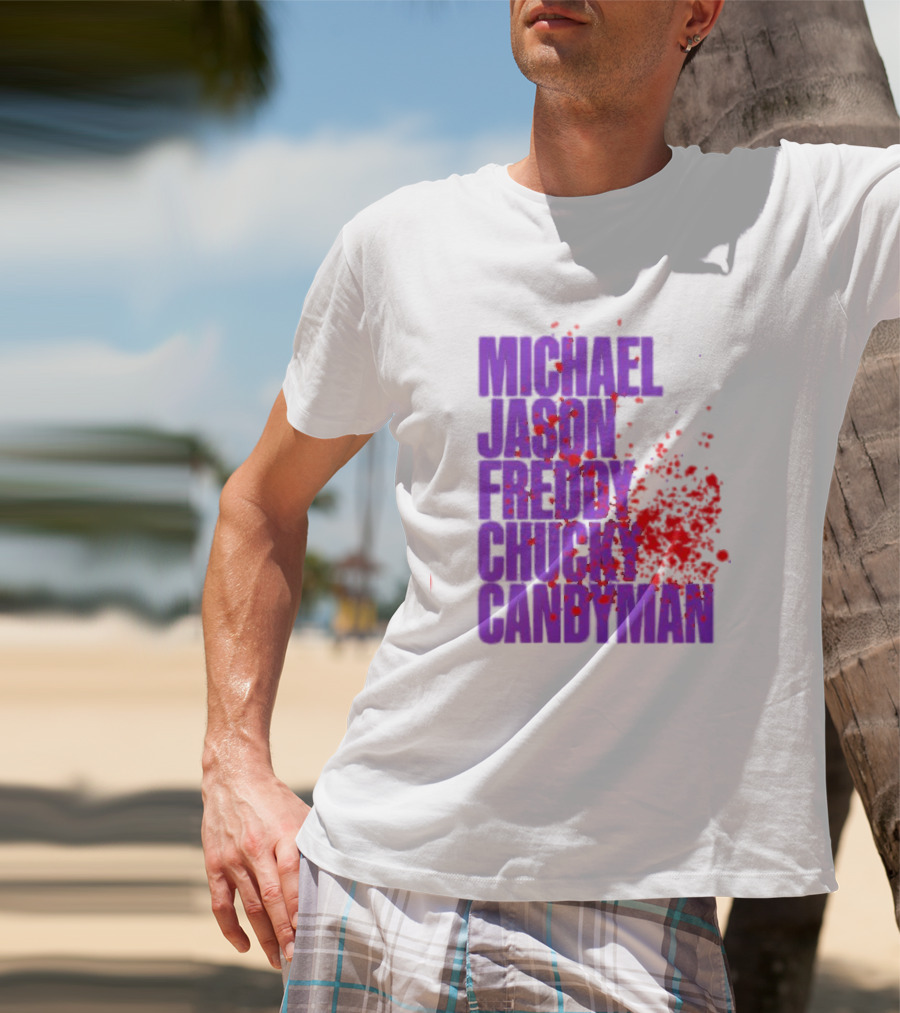 Michael Jason Freddy Chucky Candyman Horror Legends T-Shirt