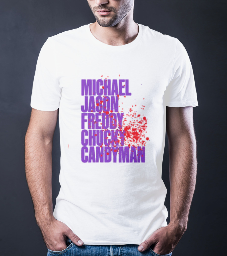 Michael Jason Freddy Chucky Candyman Horror Legends T-Shirt