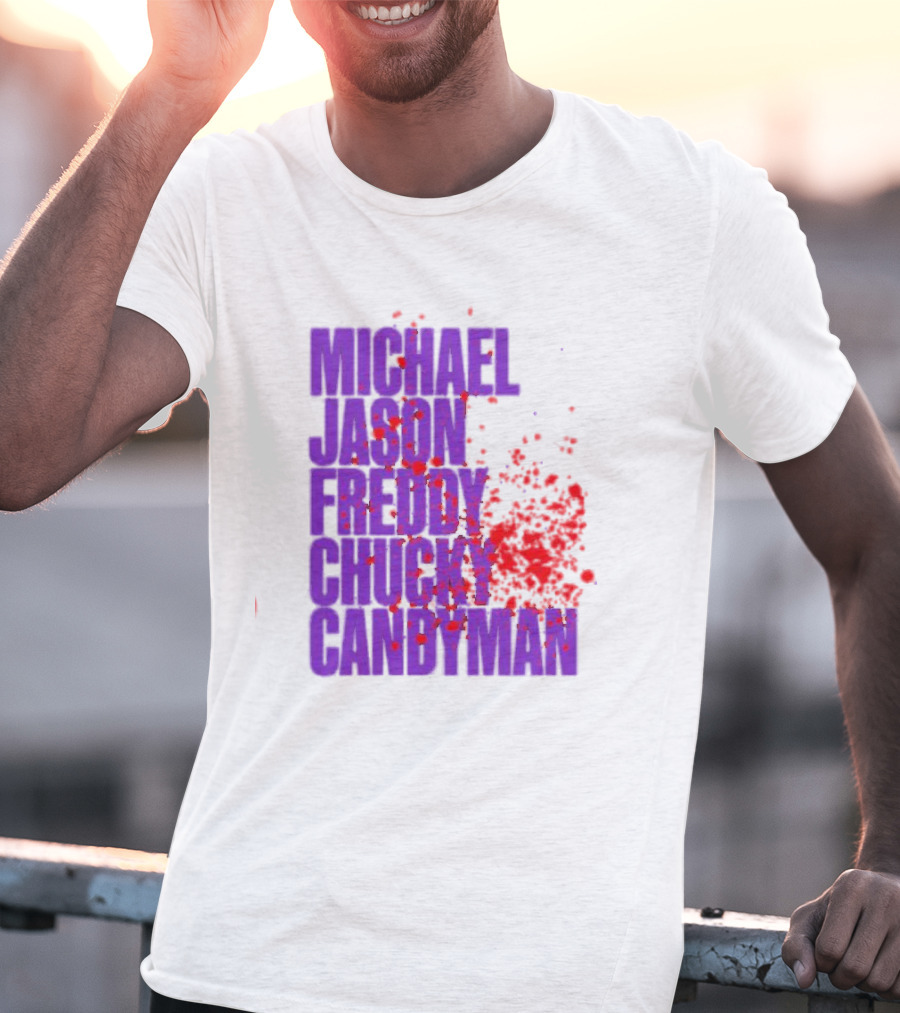 Michael Jason Freddy Chucky Candyman Horror Legends T-Shirt