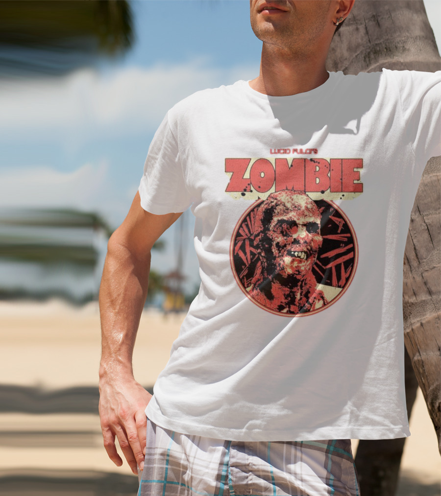 Lucio Fulci's Zombie Retro Horror Movie T-Shirt
