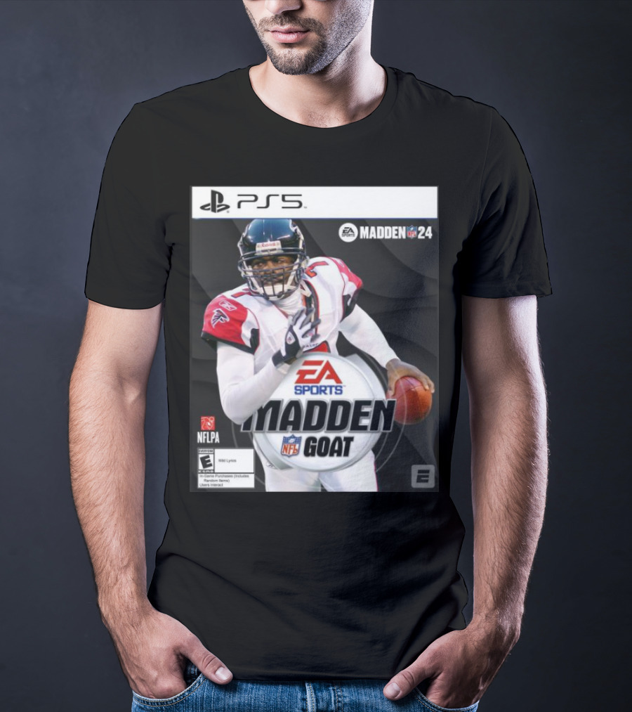 PS5 EA Sports Madden 24 NFLPA Michael Vick Madden GOAT NFL T-Shirt