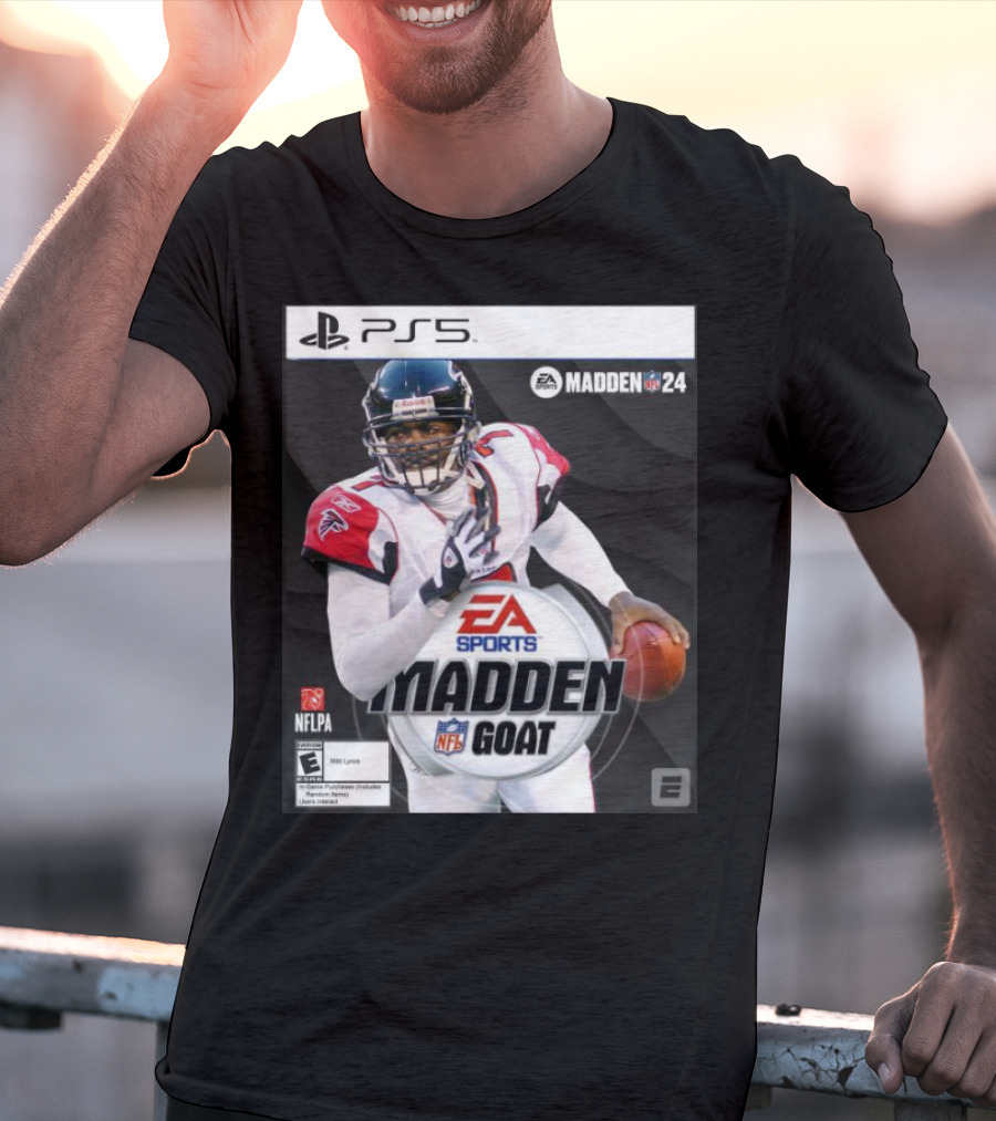 PS5 EA Sports Madden 24 NFLPA Michael Vick Madden GOAT NFL T-Shirt