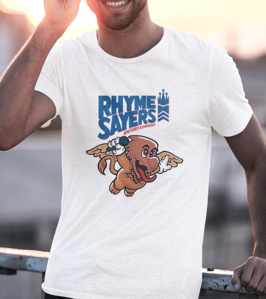 Rhymesayers Entertainment Monkey With Wings And Microphone T-Shirt