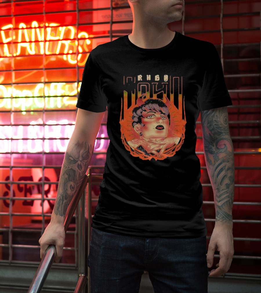 Ruby Soho Skin Deep Retro Demon Tattoo T-Shirt
