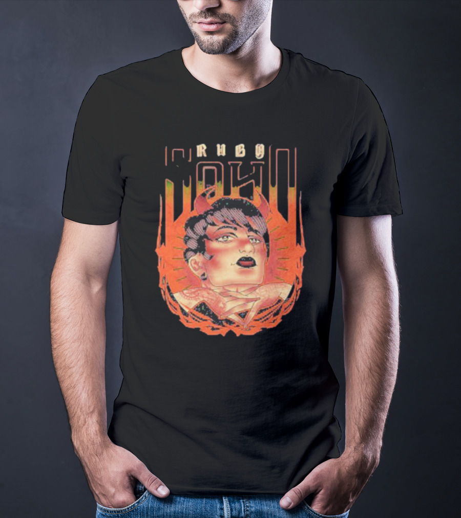 Ruby Soho Skin Deep Retro Demon Tattoo T-Shirt