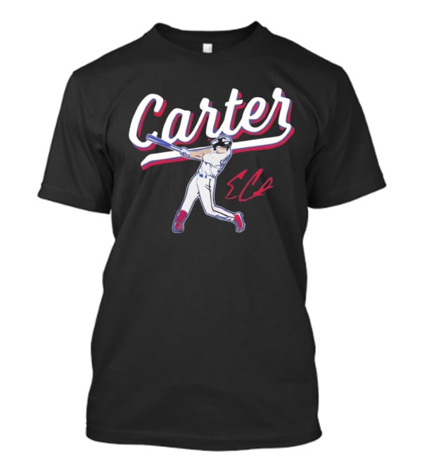 Carter Rangers Evan Carter Baseball Player T-Shirt