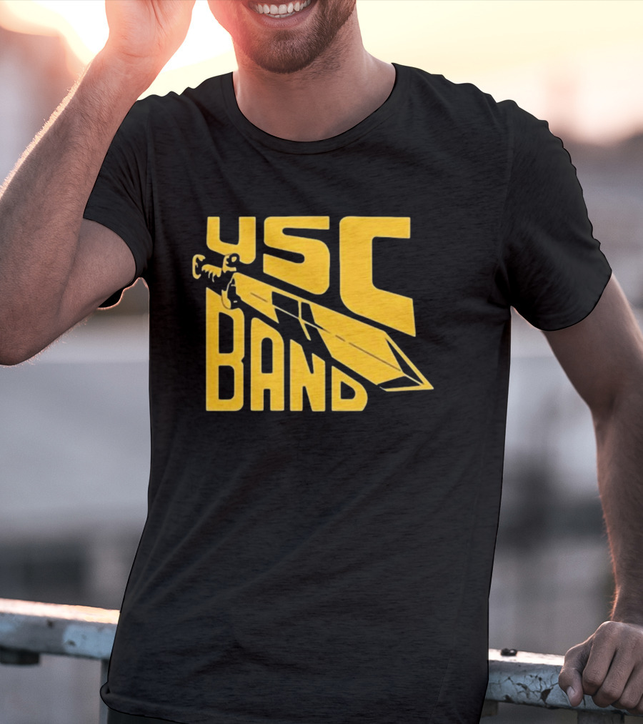 Olivia Rodrigo USC Trojans Band Sword Marching Russell T-Shirt