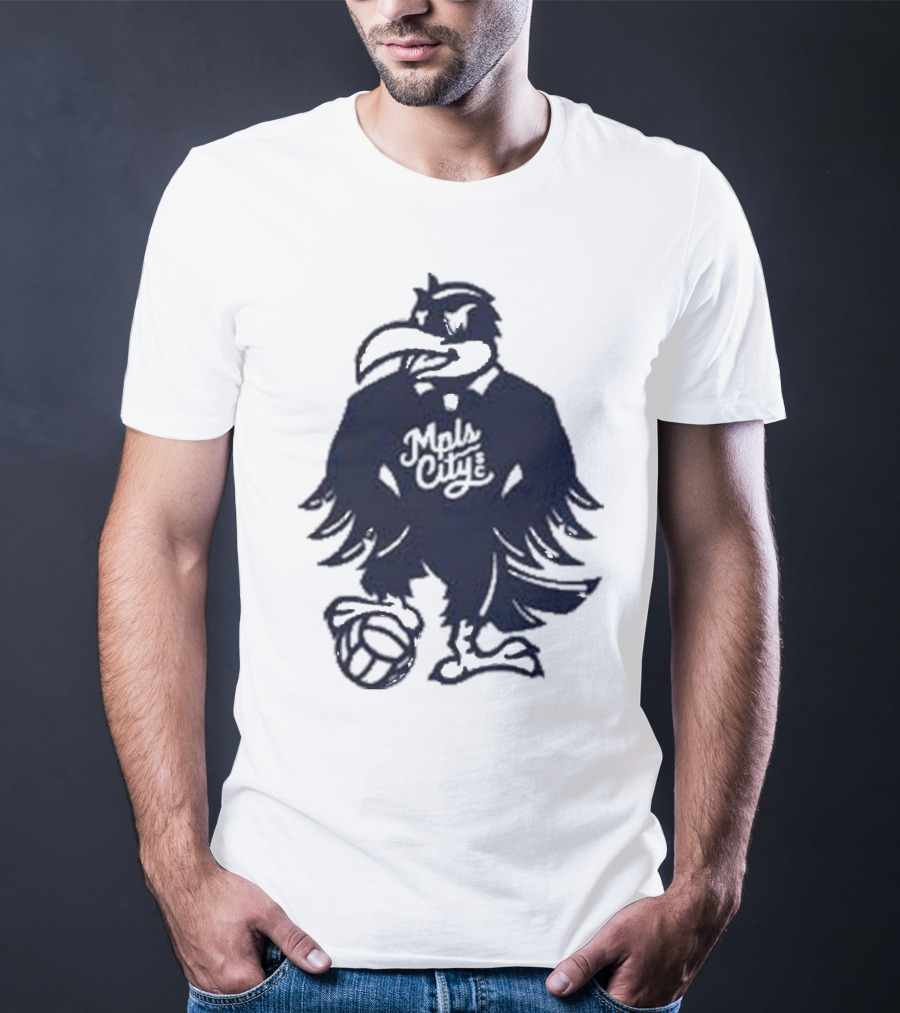 Schmitty The Crow MKE City Basketball Raven T-Shirt