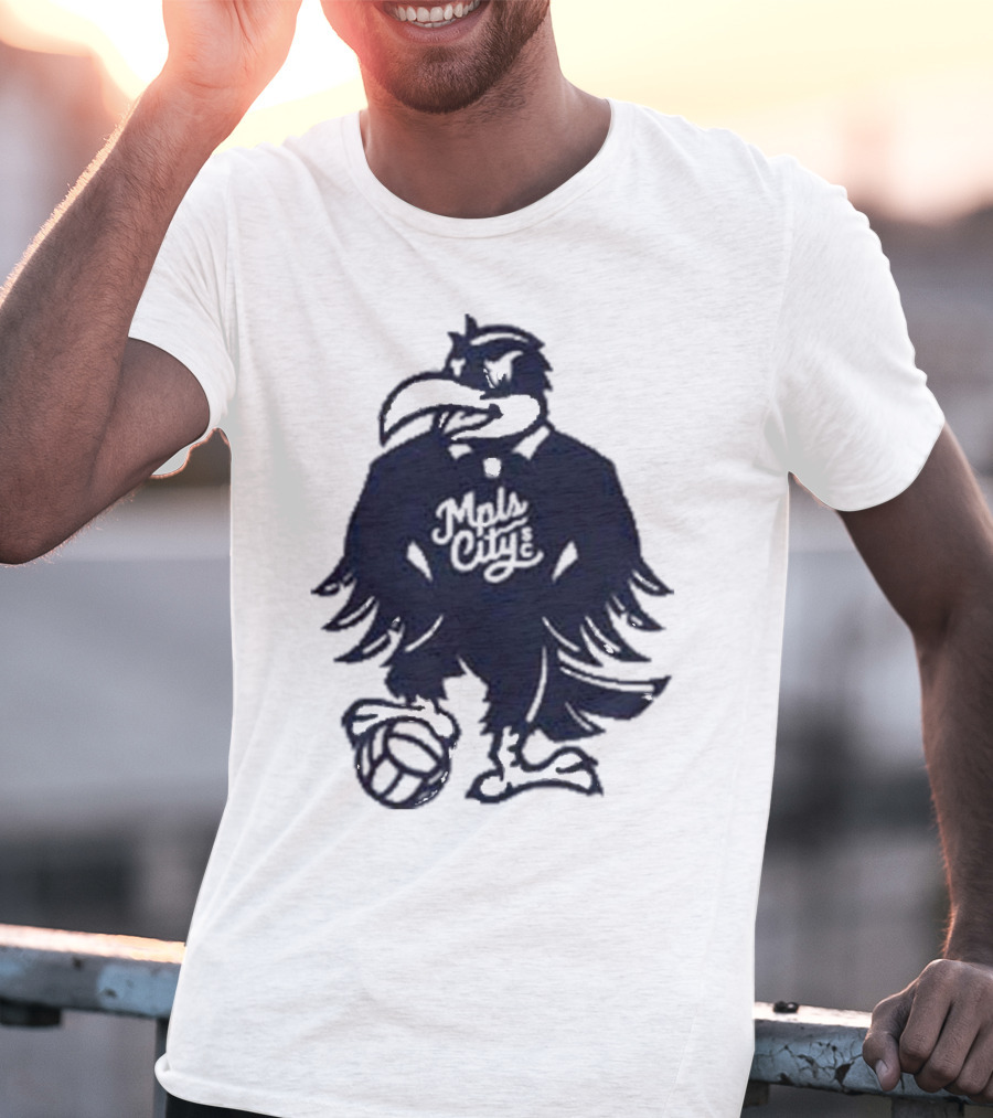 Schmitty The Crow MKE City Basketball Raven T-Shirt