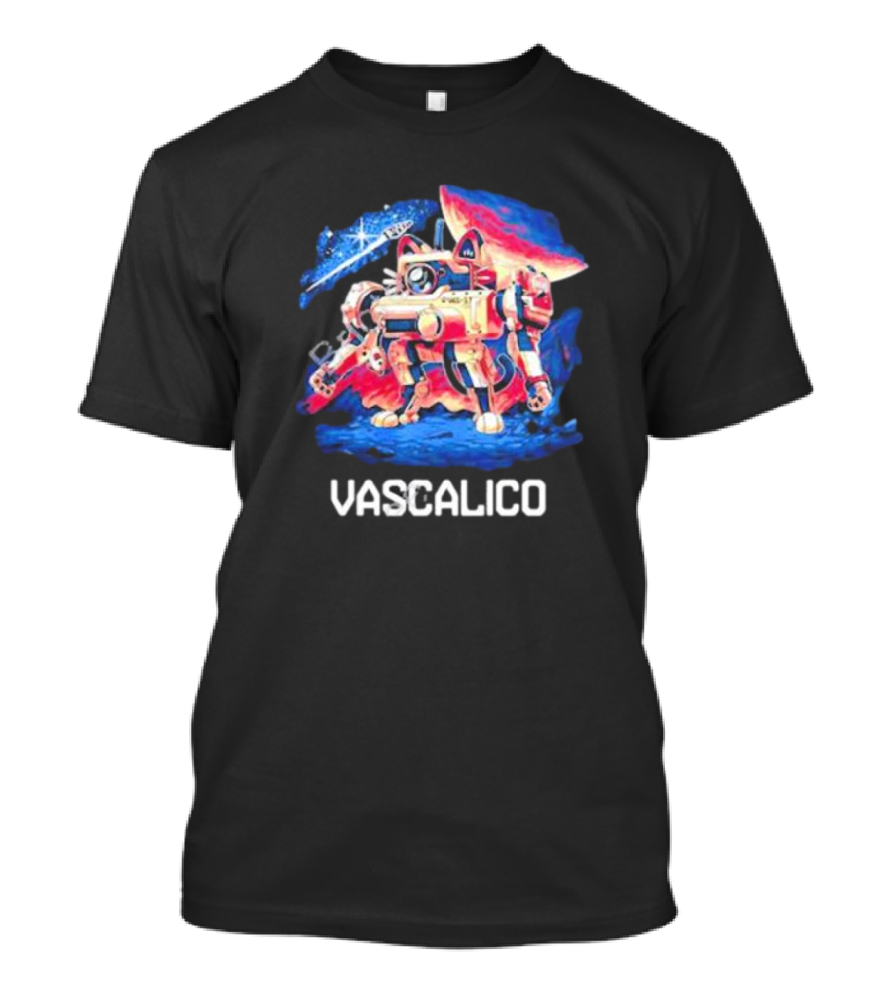 Starfield Vascalico Space Cat Robot Adventure T-Shirt