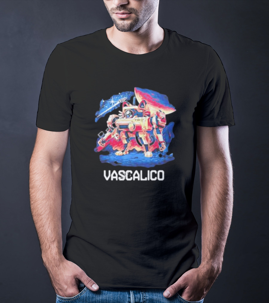 Starfield Vascalico Space Cat Robot Adventure T-Shirt