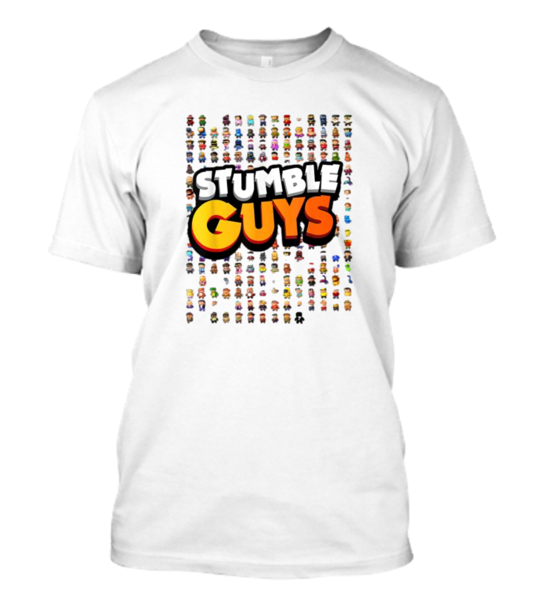STUMBLE GUYS Multicolor Character Grid T-Shirt