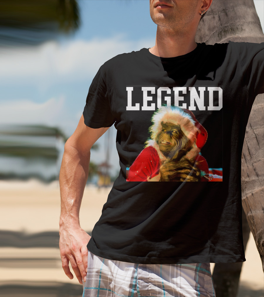 Grinch Legend Santa Christmas T-Shirt