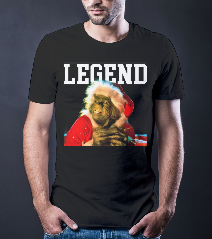 Grinch Legend Santa Christmas T-Shirt
