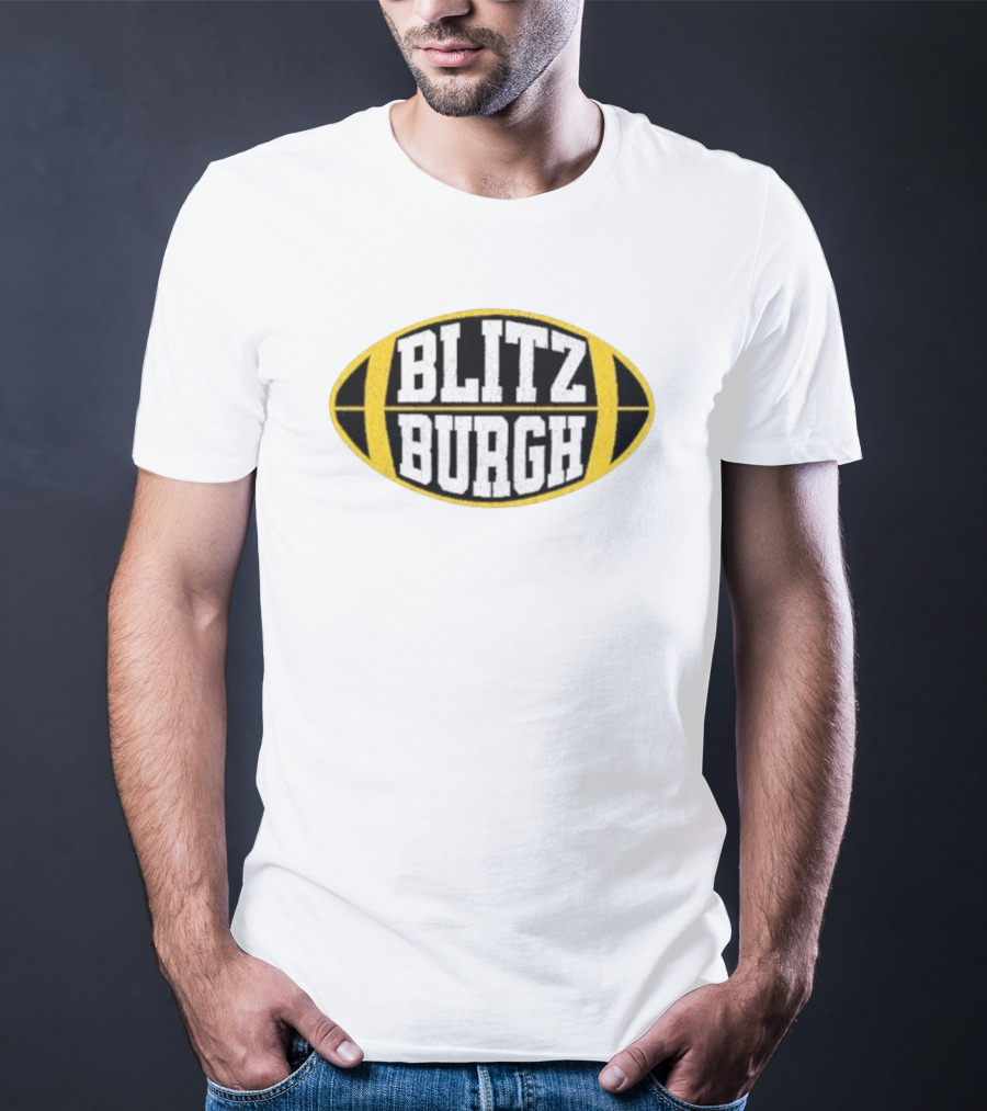 Blitz Burgh Football Logo Steelers T-Shirt